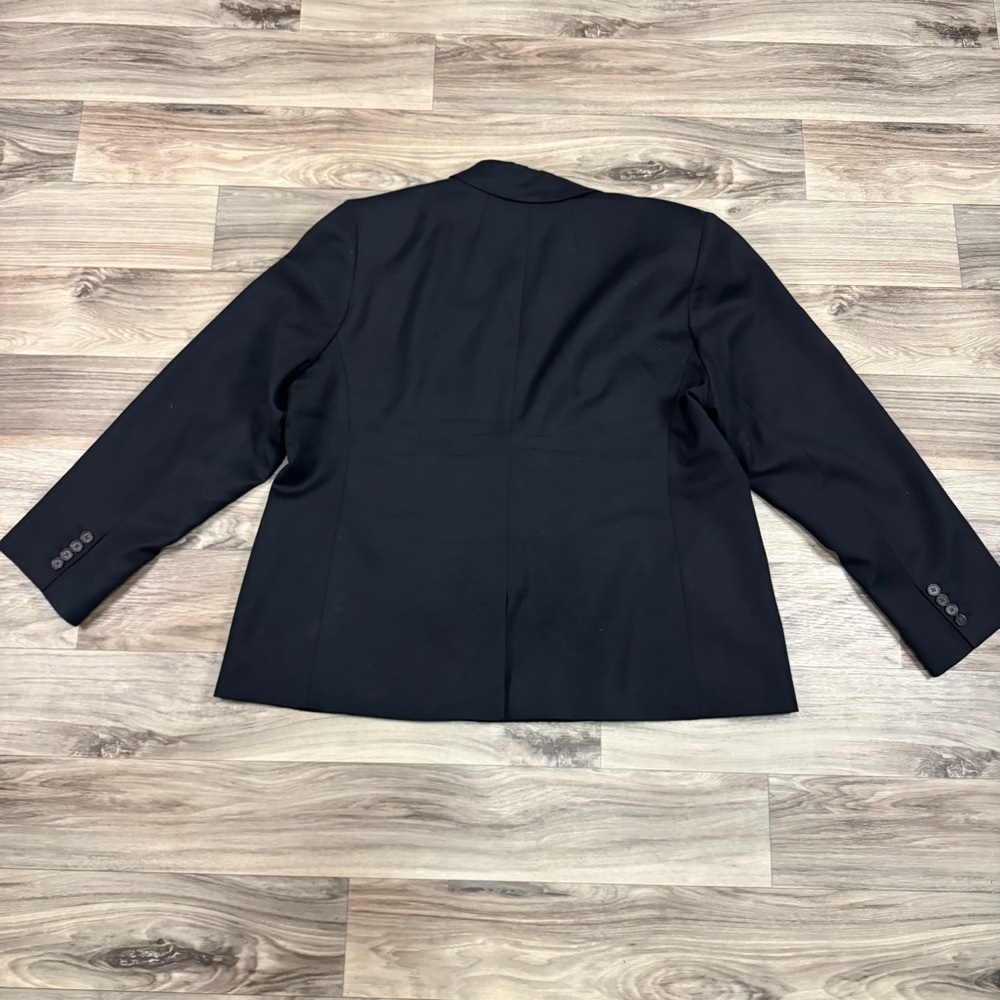 J. Crew Helena Black Twill Classic Blazer Size 20 - Picture 7 of 10
